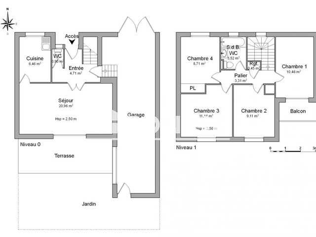Maison 5 pièces (79.73 m²) à louer - La Roche Sur Yon (85000)
