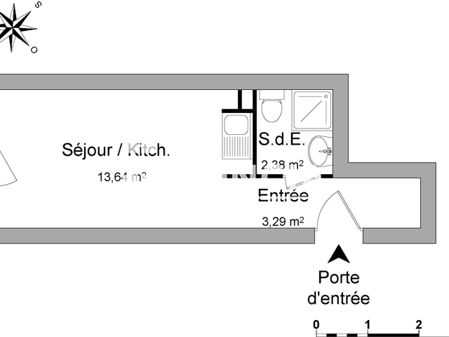 Studio (19.31 m²) à louer - La Roche Sur Yon (85000)