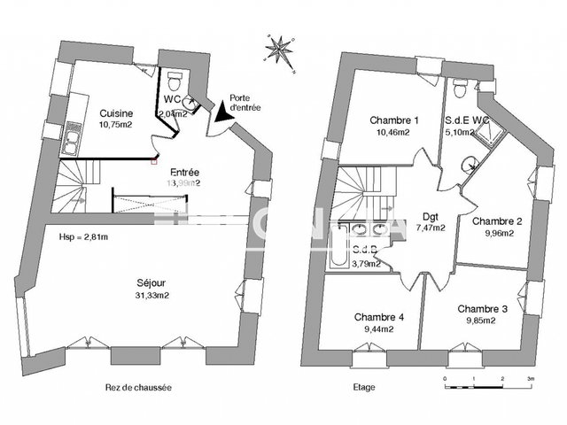 Maison 6 pièces (114.18 m²) à louer - Brignais (69530)