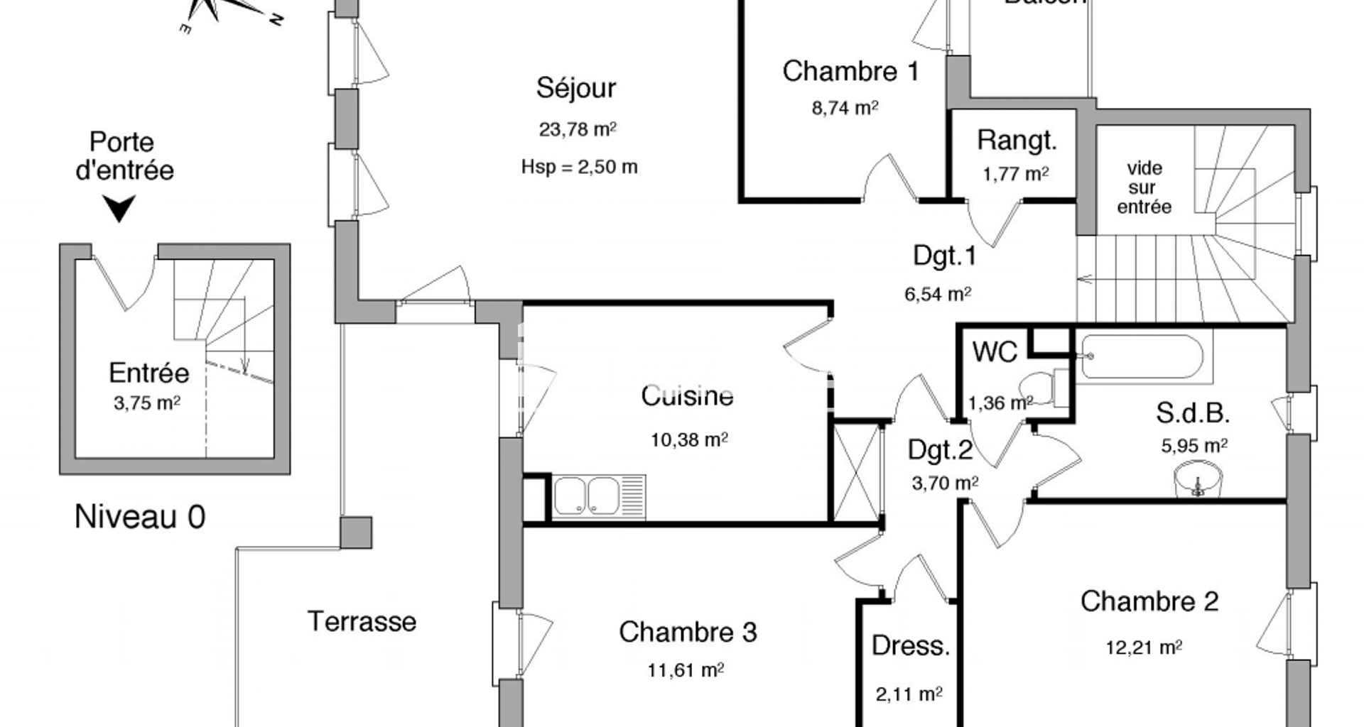 Appartement 4 pièces (91.9 m²) à louer - Guilherand-granges (07500)