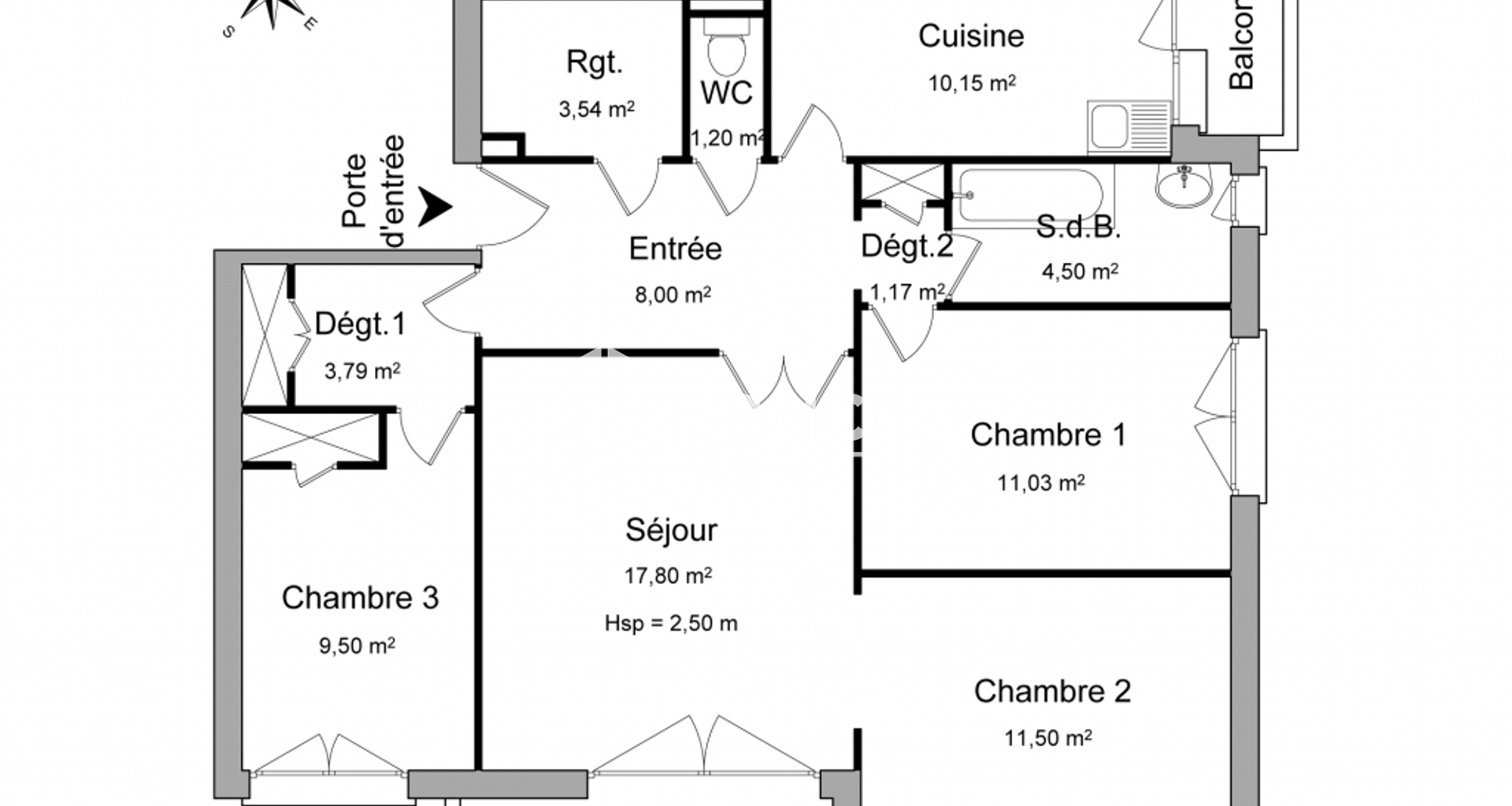 Appartement 4 pièces (82.43 m²) à louer - Vienne (38200)