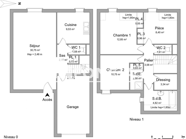 Maison 4 pièces (95.61 m²) à louer - Blois (41000)