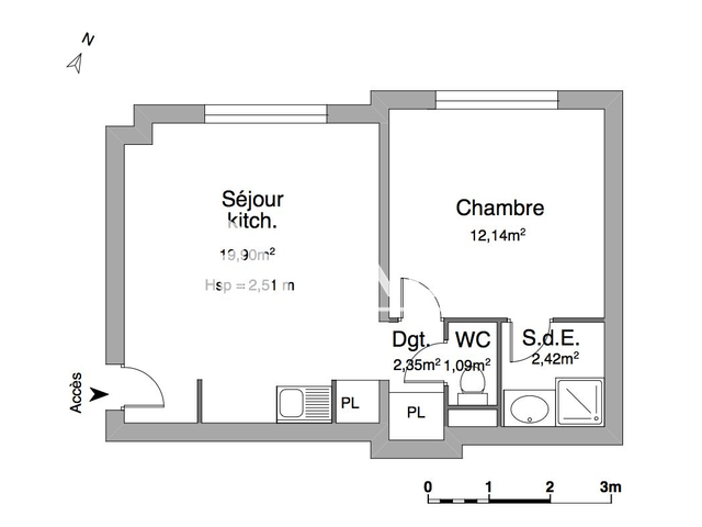 Appartement 2 pièces (37.9 m²) à louer - Amboise (37400)