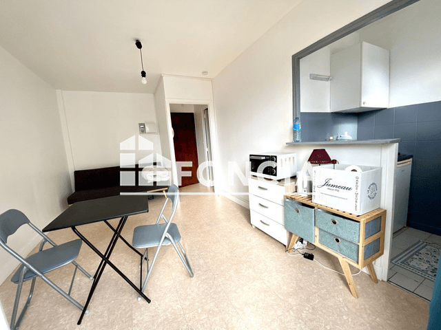 Studio meublé (20.41 m²) à louer - Tours (37000)