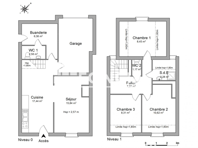 Maison 4 pièces (80.32 m²) à louer - Chatillon Sur Cher (41130)