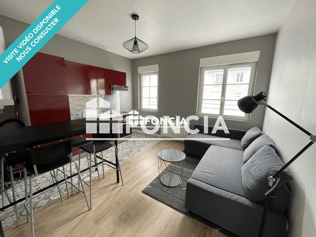 Appartement meublé 2 pièces (33.65 m²) à louer - Tours (37000)