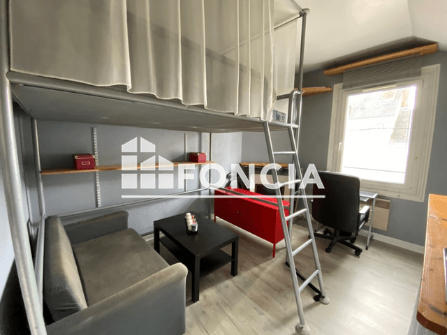 Studio meublé (17.04 m²) à louer - Tours (37000)