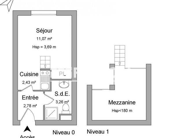 Studio meublé (19.54 m²) à louer - Blois (41000)