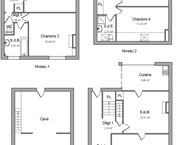 Maison 6 pièces (135.92 m²) à louer - Tours (37000)