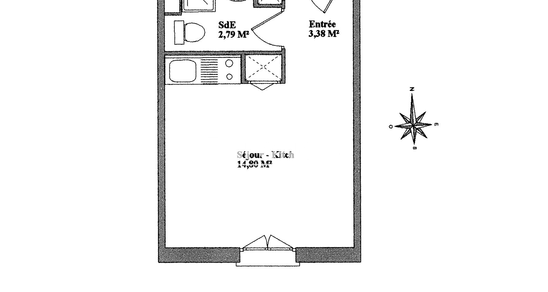 Studio meublé (20.97 m²) à louer - Avignon (84000)