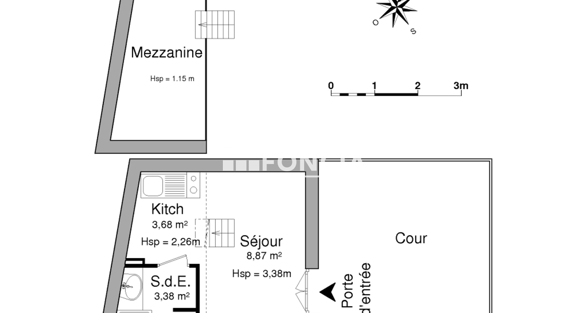 Studio (15.93 m²) à louer - Avignon (84000)