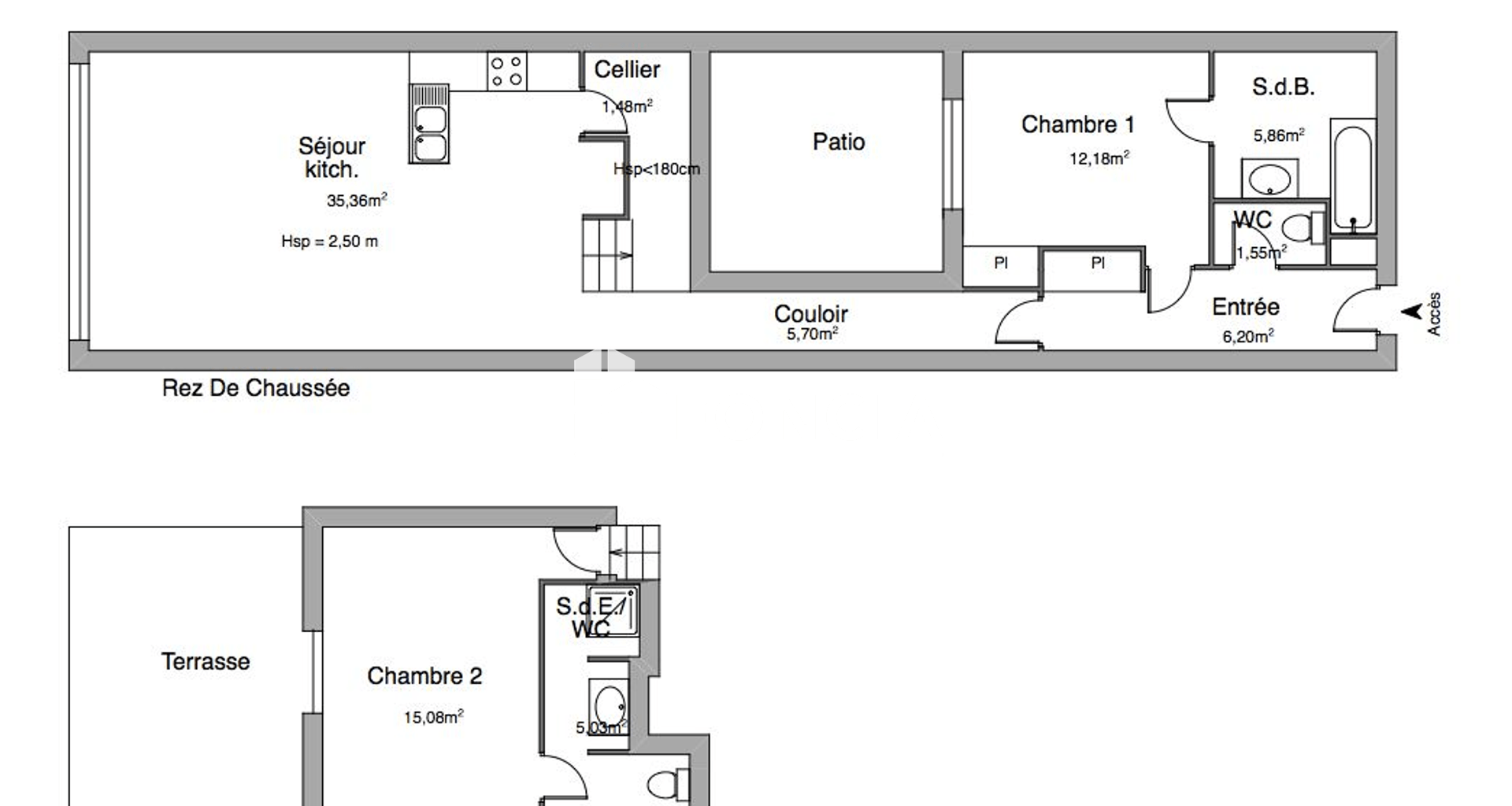 Appartement 3 pièces (83 m²) à louer - Rochefort-du-gard (30650)