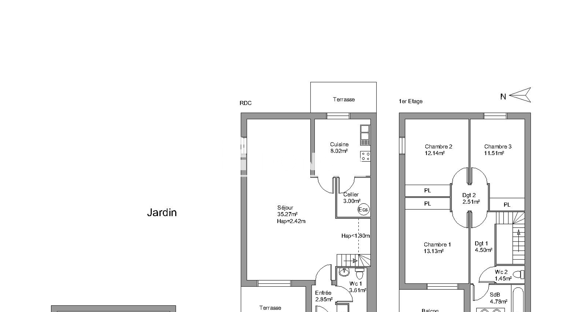 Maison 4 pièces (102.77 m²) à louer - Les Angles (30133)
