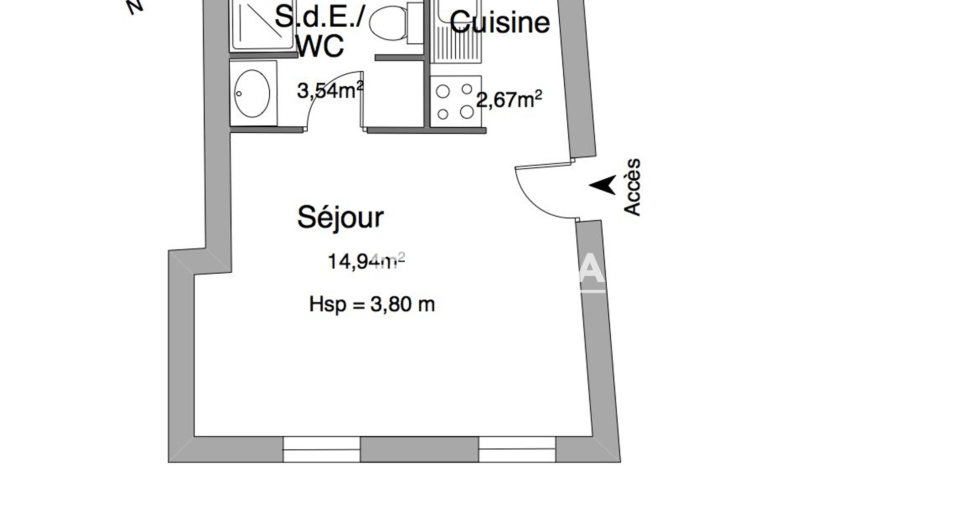 Studio (21.15 m²) à louer - Avignon (84000)
