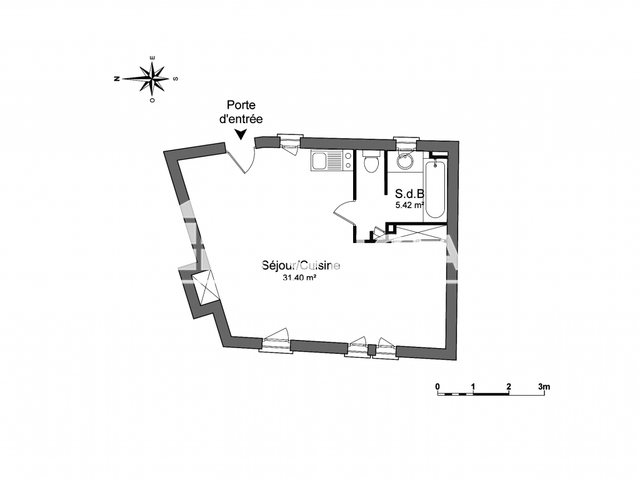 Studio (36.82 m²) à louer - Les Angles (30133)