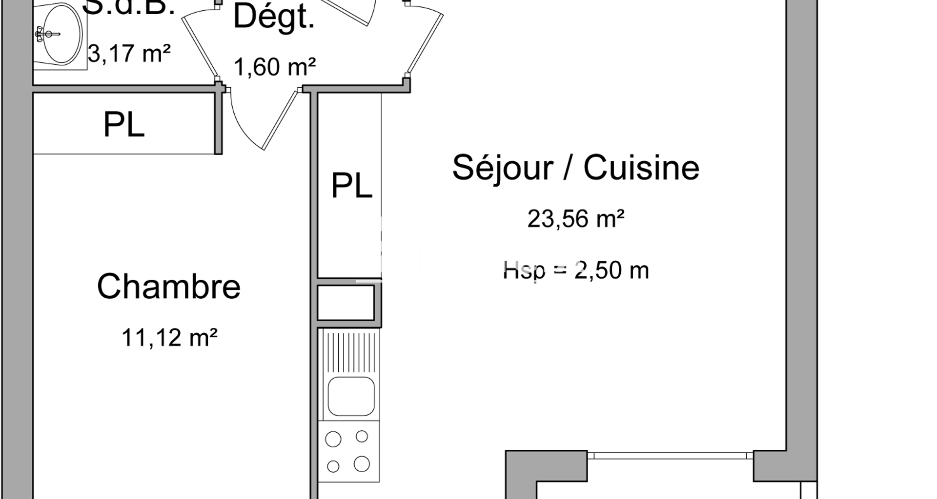Appartement meublé 2 pièces (40.69 m²) à louer - Carpentras (84200)