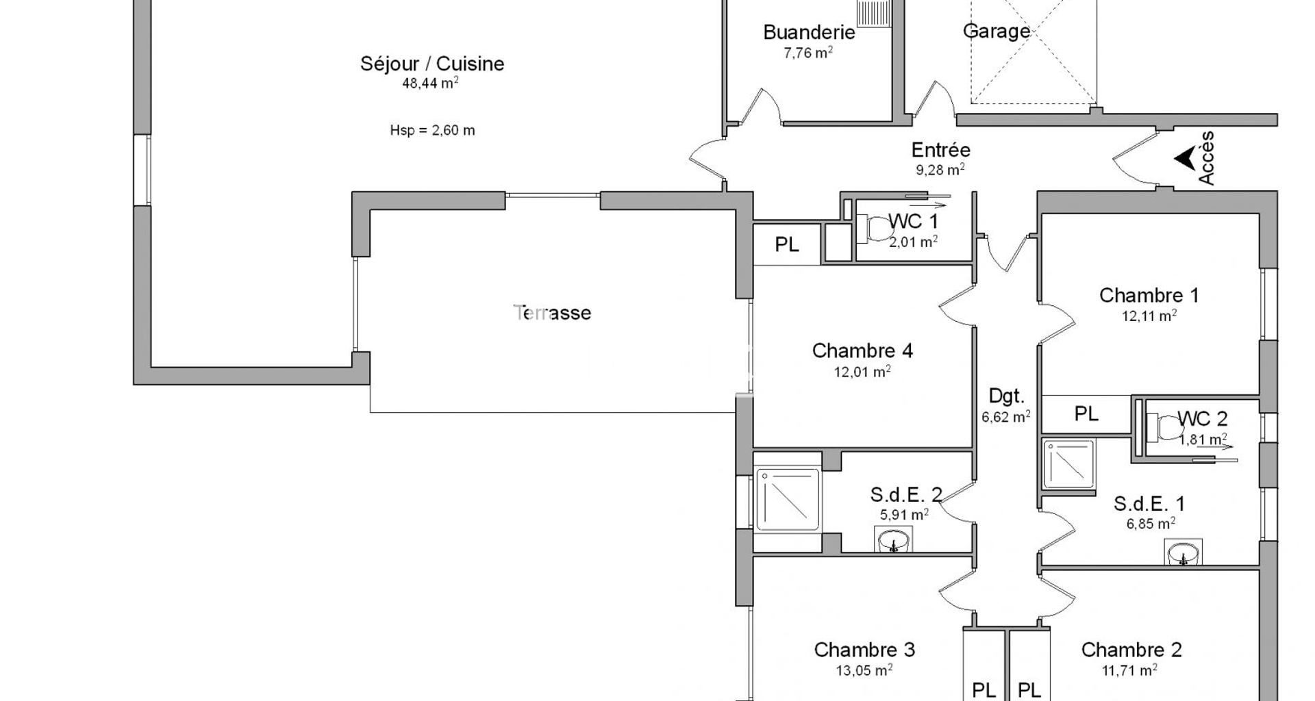 Maison 5 pièces (137.56 m²) à louer - Les Angles (30133)