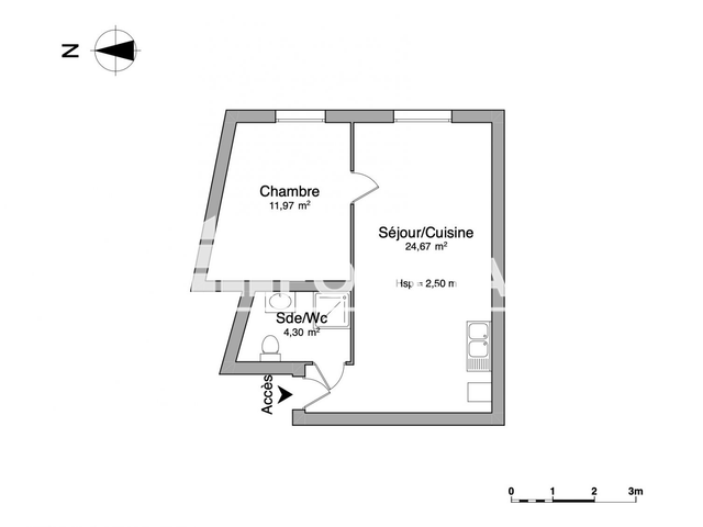 Appartement 2 pièces (40.94 m²) à louer - Chateau Thierry (02400)
