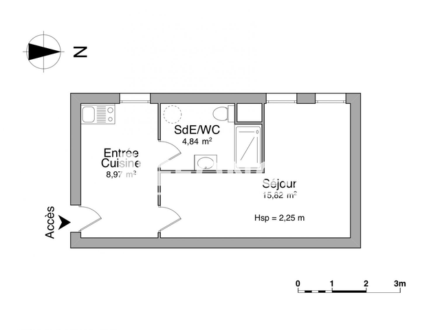 Studio (29.63 m²) à louer - Strasbourg (67000)