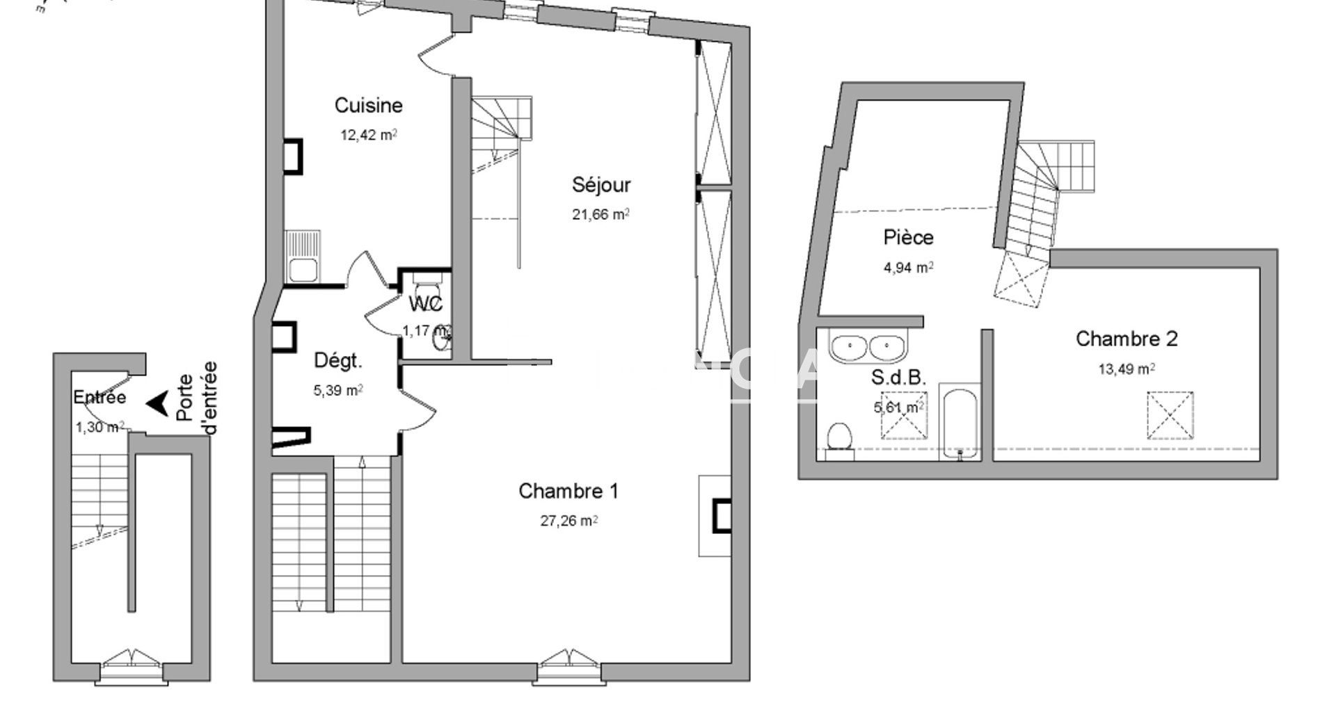Appartement 4 pièces (93.24 m²) à louer - Nancy (54000)