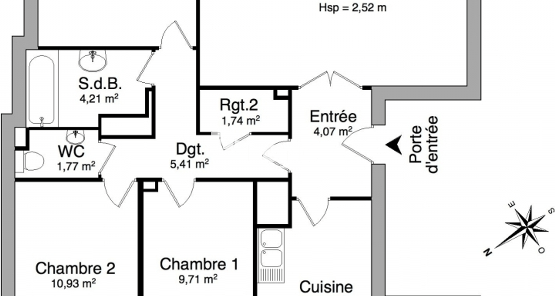 Appartement 4 pièces (85.45 m²) à louer - Clermont-ferrand (63000)