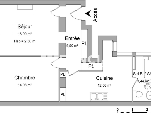 Appartement 2 pièces (51.98 m²) à louer - Dijon (21000)