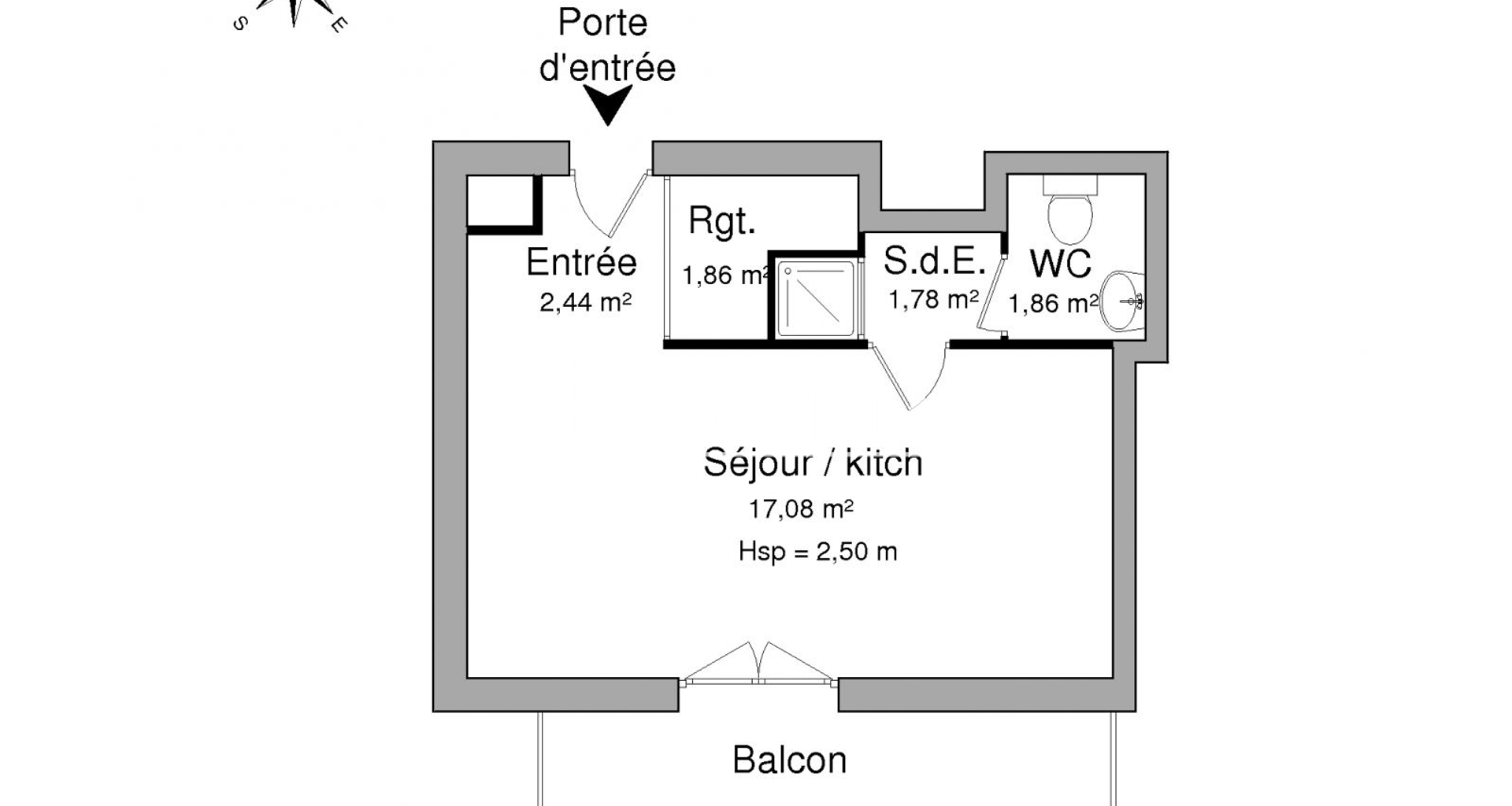Studio (25.02 m²) à louer - Clermont-ferrand (63000)