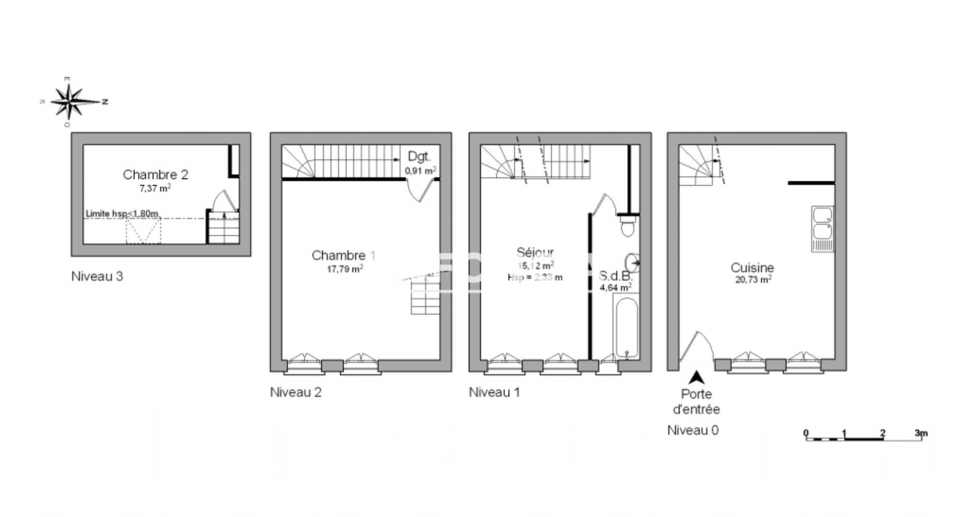 Appartement 4 pièces (91.76 m²) à louer - Charleville-mézières (08000)