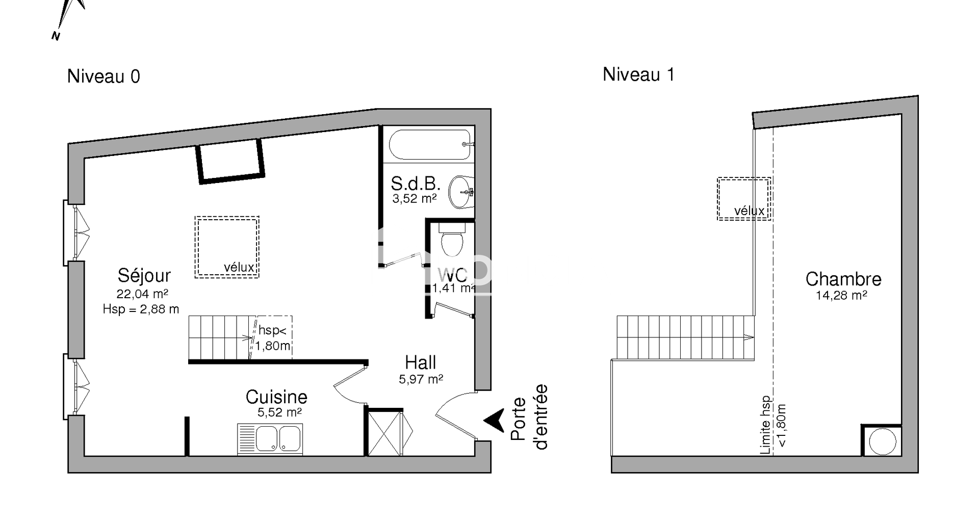 Appartement 2 pièces (52.74 m²) à louer - Nancy (54000)