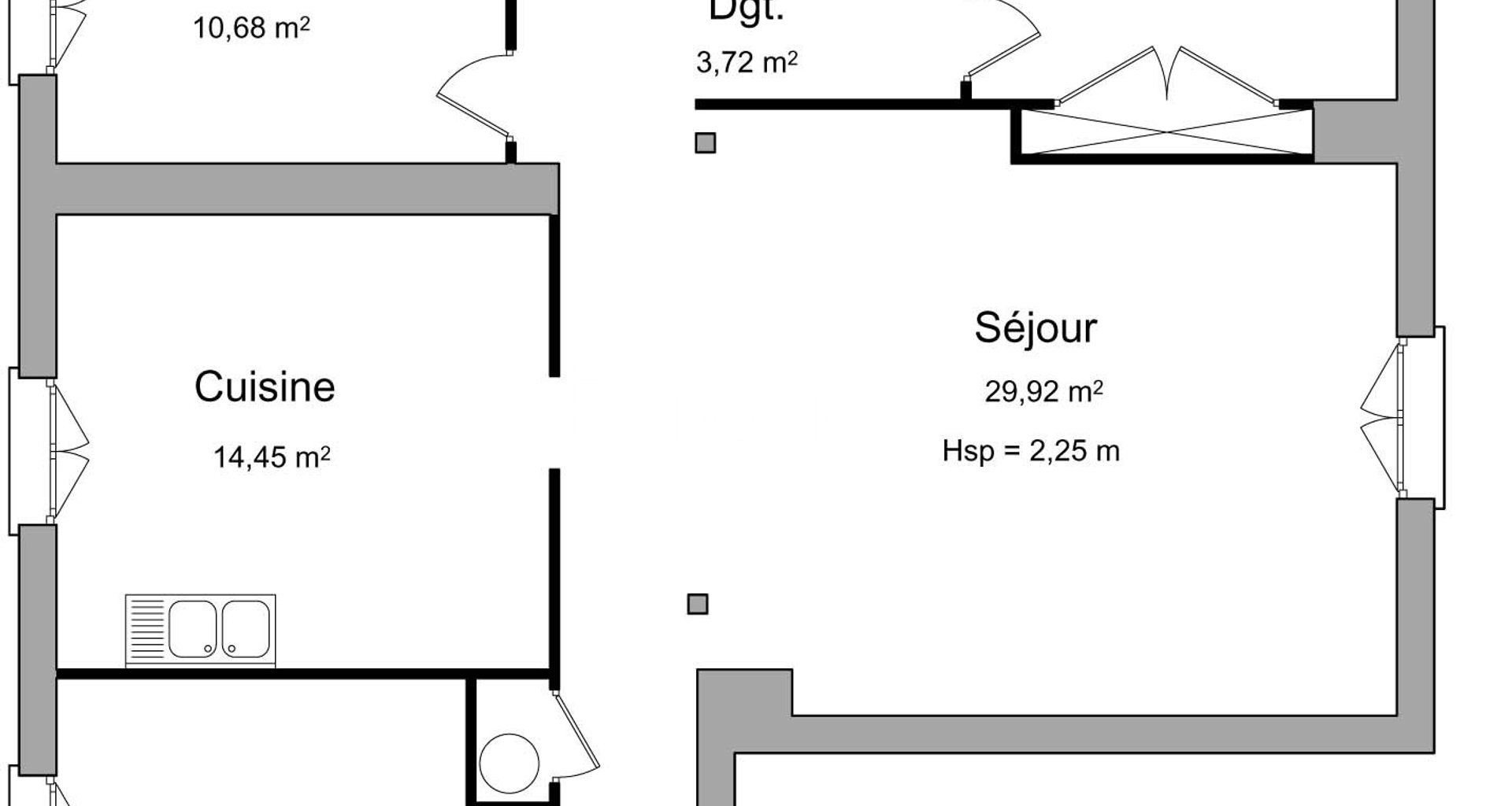 Appartement 4 pièces (92.97 m²) à louer - Sainte-marie-aux-mines (68160)
