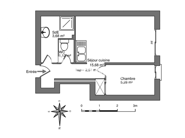 Studio (25.76 m²) à louer - Canet En Roussillon (66140)