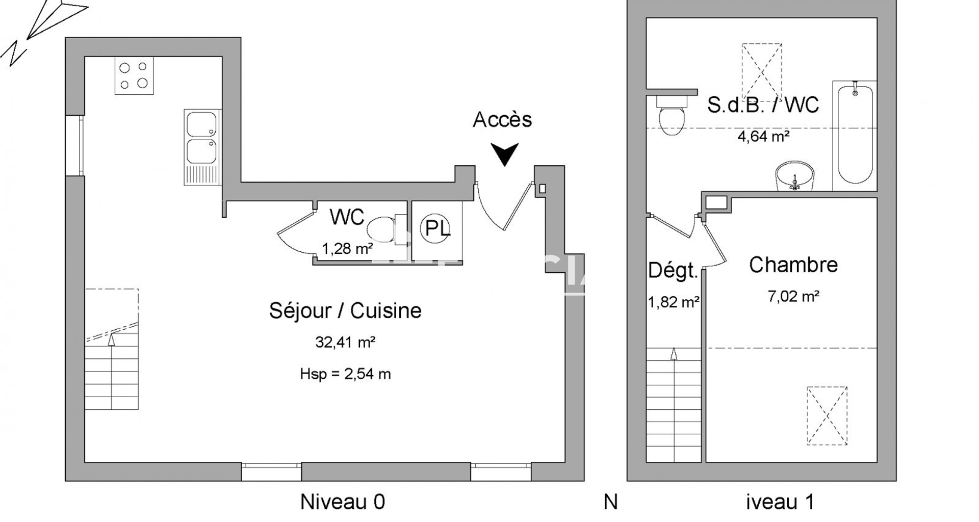 Appartement 2 pièces (47.17 m²) à louer - Châtel-saint-germain (57160)