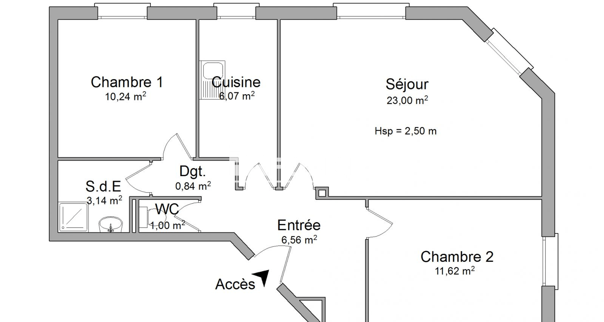 Appartement 3 pièces (62.47 m²) à louer - Canet-en-roussillon (66140)