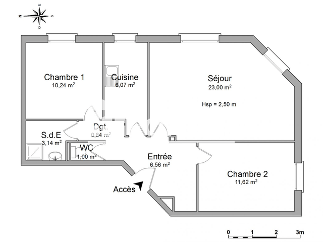 Appartement 3 pièces (62.47 m²) à louer - Canet En Roussillon (66140)