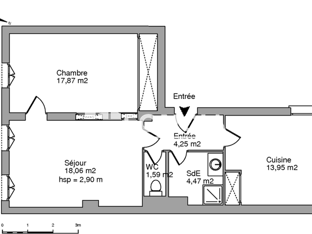 Appartement 2 pièces (60.19 m²) à louer - Perpignan (66000)