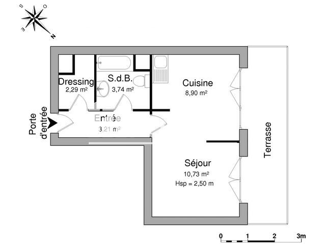 Studio (28.87 m²) à louer - Strasbourg (67000)
