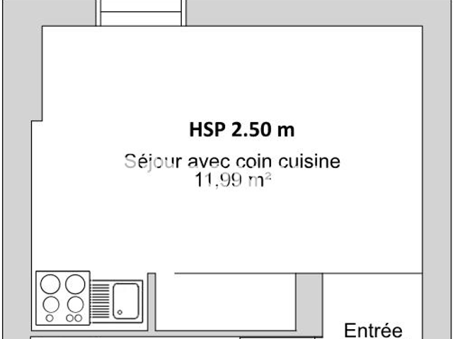 Studio (18.87 m²) à louer - Besancon (25000)