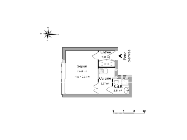 Studio (23.9 m²) à louer - Nancy (54000)