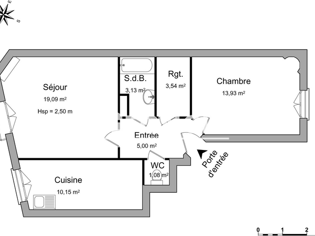 Appartement 2 pièces (55.92 m²) à louer - Nancy (54000)