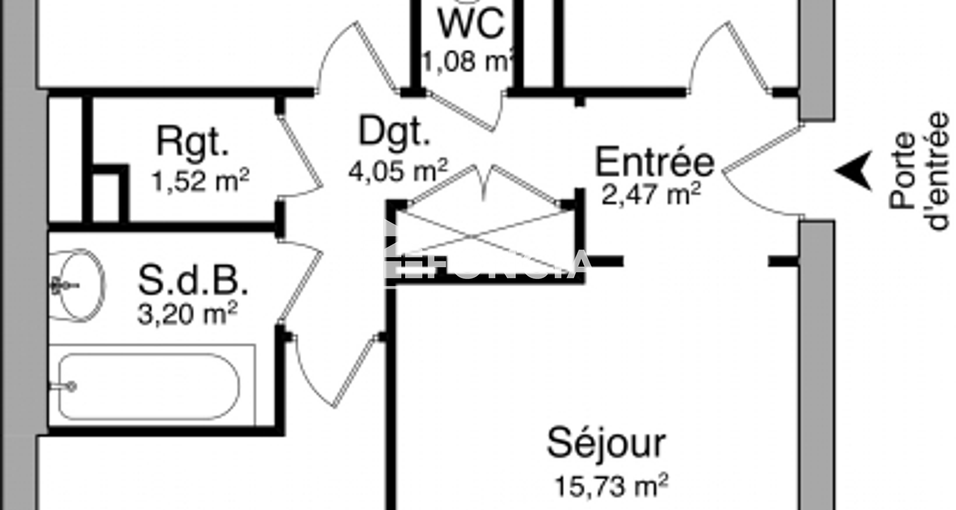 Appartement 3 pièces (55.86 m²) à louer - Dijon (21000)