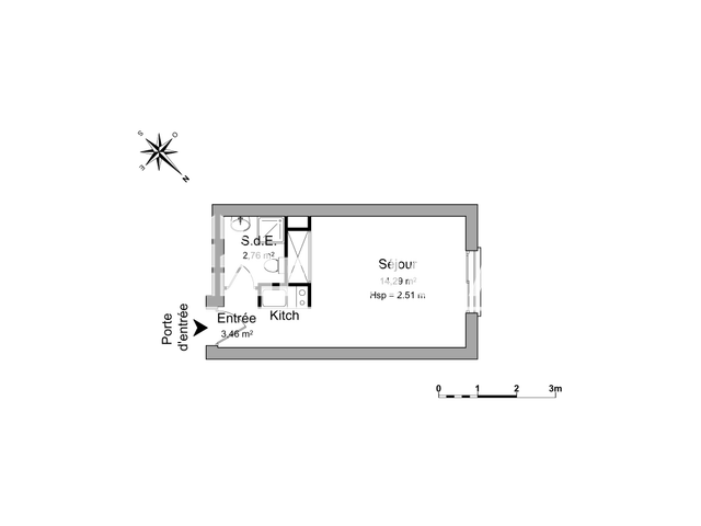 Studio (20.51 m²) à louer - Perpignan (66000)