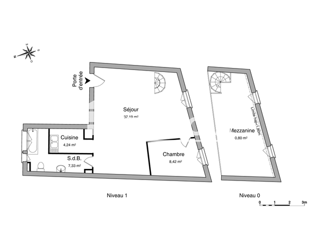 Appartement 3 pièces (57.98 m²) à louer - Nancy (54000)