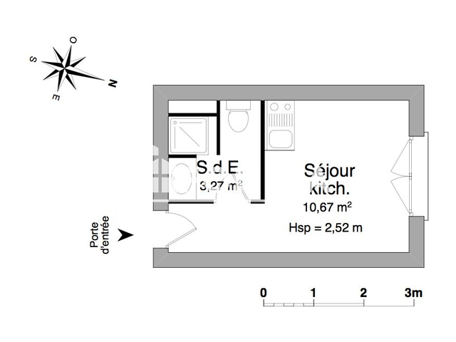 Studio (13.94 m²) à louer - Angers (49000)