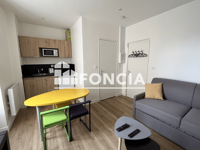 Studio meublé (16.28 m²) à louer - Le Mans (72000)