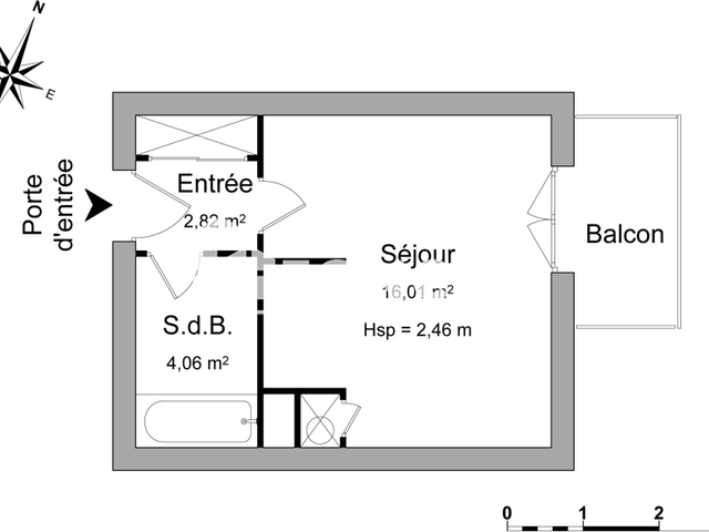 Studio (22.89 m²) à louer - Metz (57000)