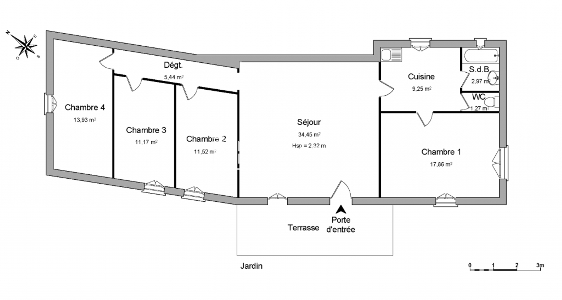 Maison 5 pièces (107.86 m²) à louer - Saint-martin-du-fouilloux (49170)