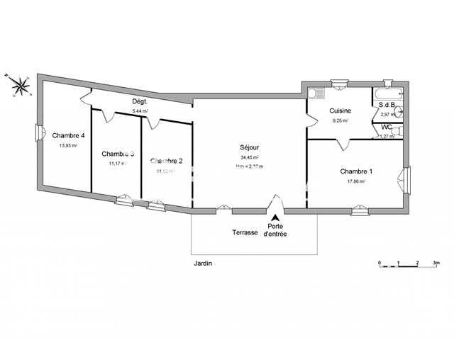 Maison 5 pièces (107.86 m²) à louer - St Martin Du Fouilloux (49170)