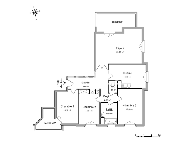 Appartement 4 pièces (88.83 m²) à louer - Sarrebourg (57400)