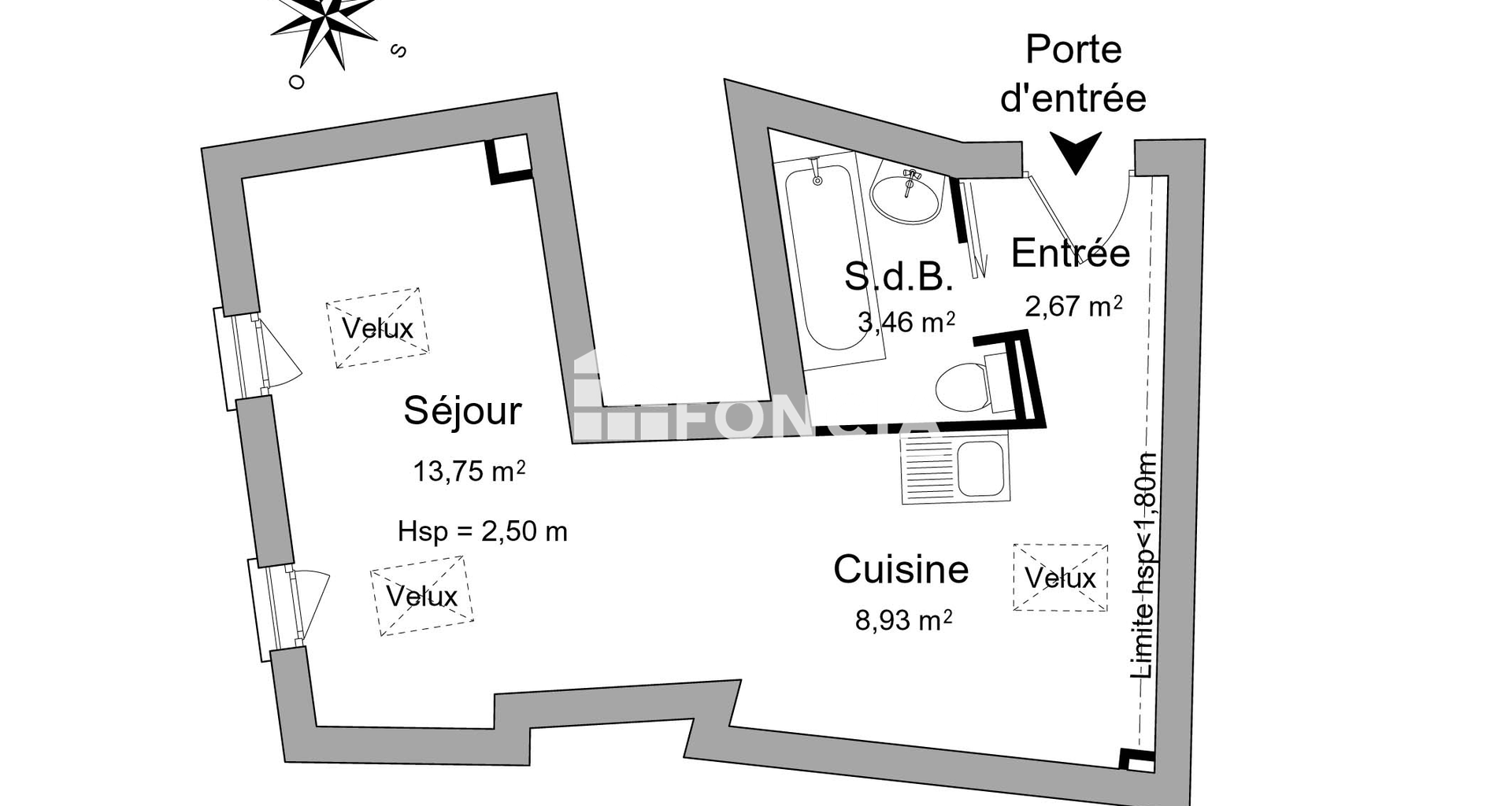 Studio (28.81 m²) à louer - Nancy (54000)