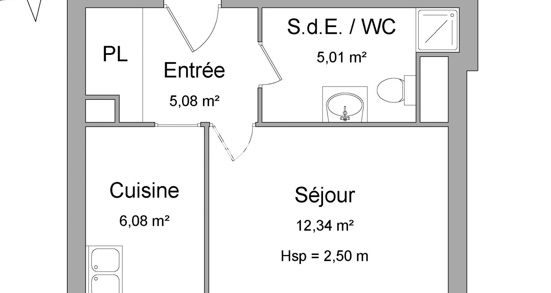 Studio (28.51 m²) à louer - Chenôve (21300)